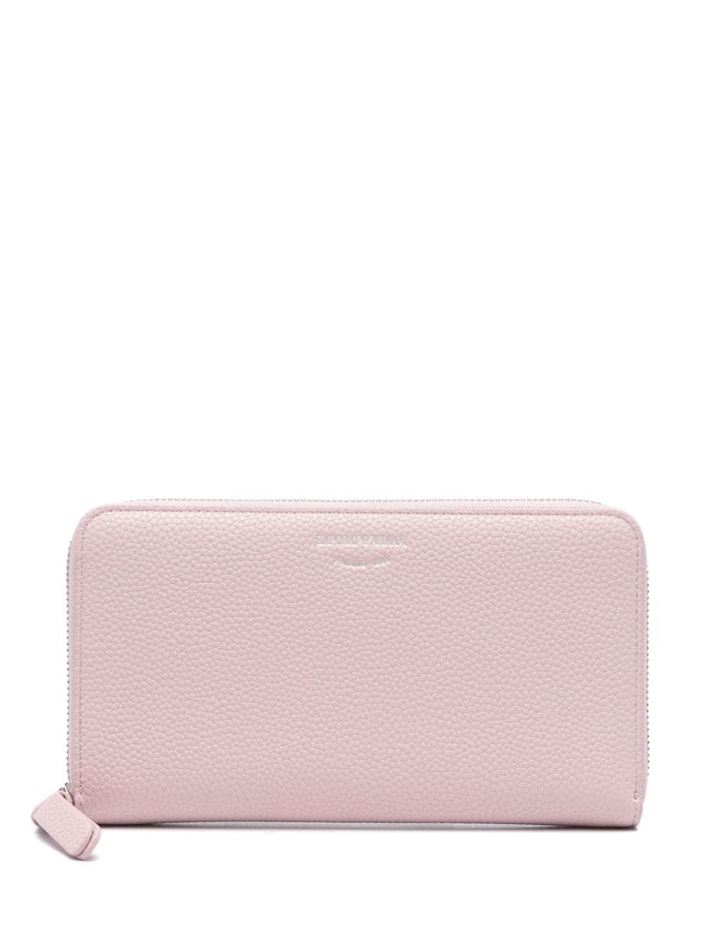 pebbled-texture wallet - 1