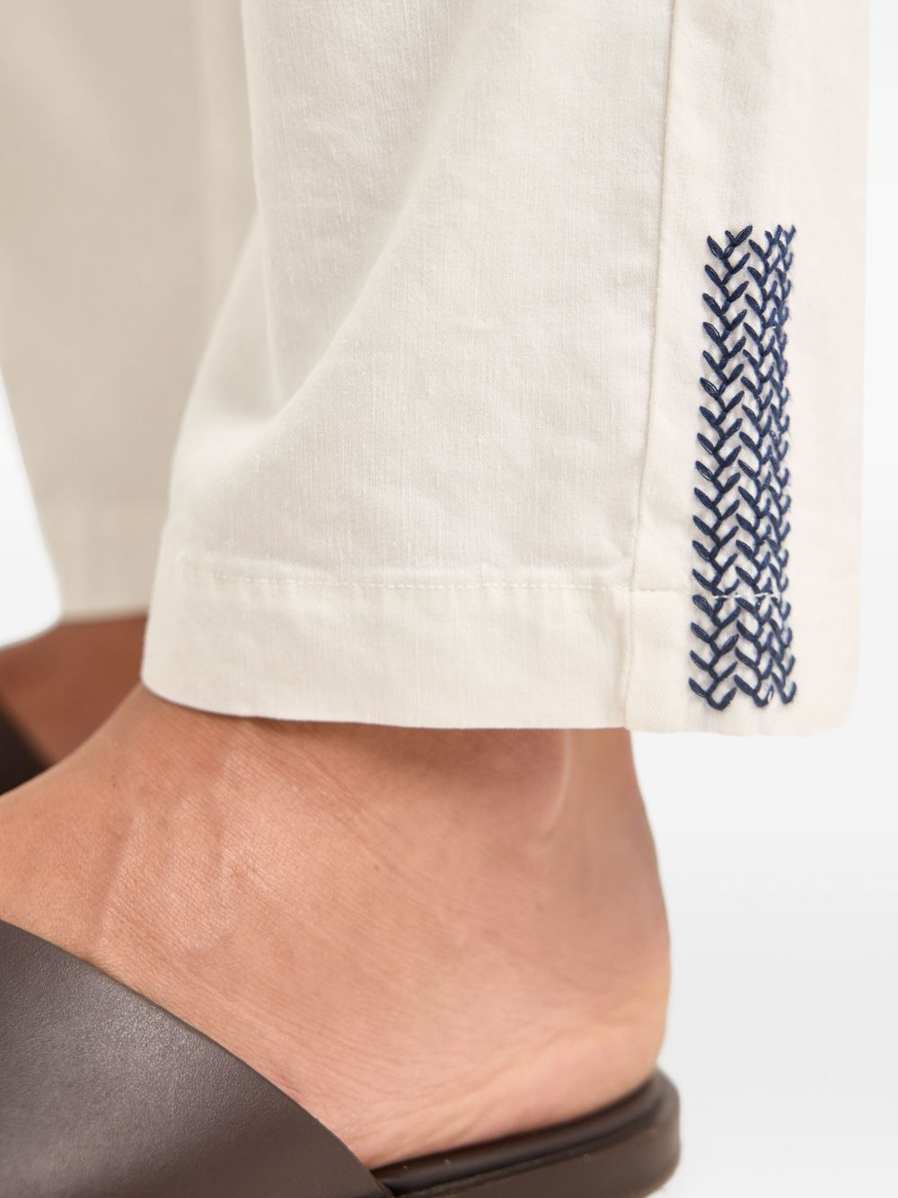 Sonoran drawstring side-stripe trousers - 4