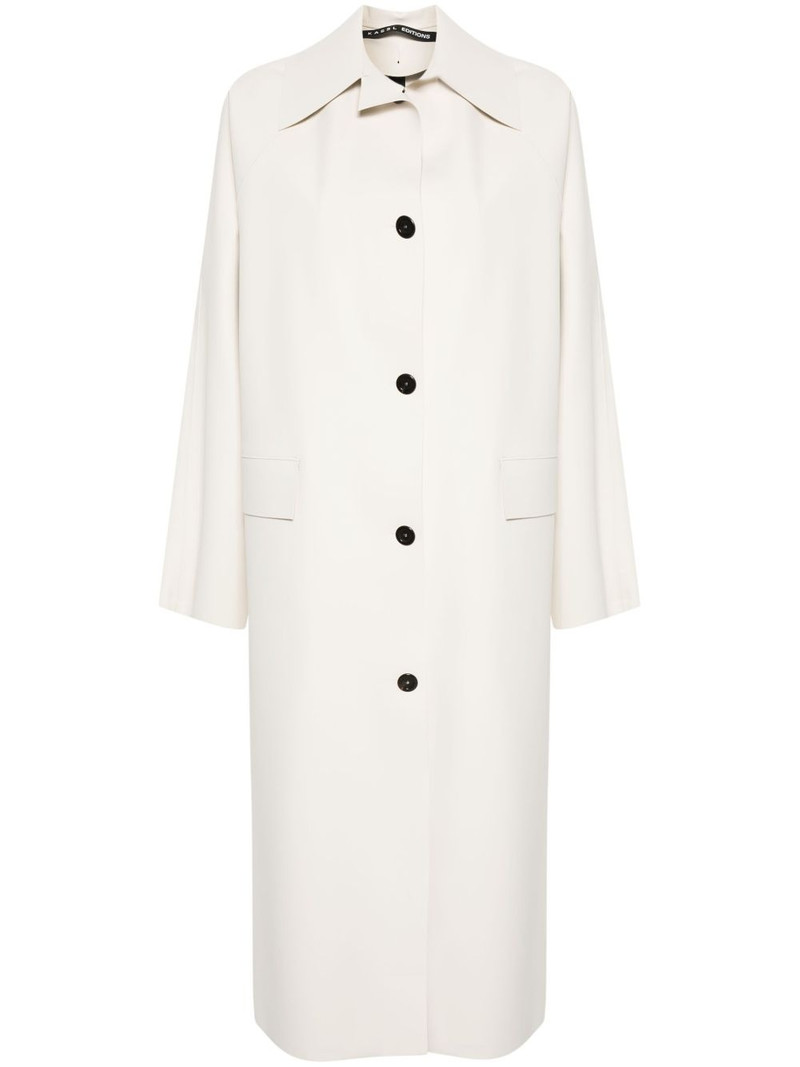 single-breasted long coat 1
