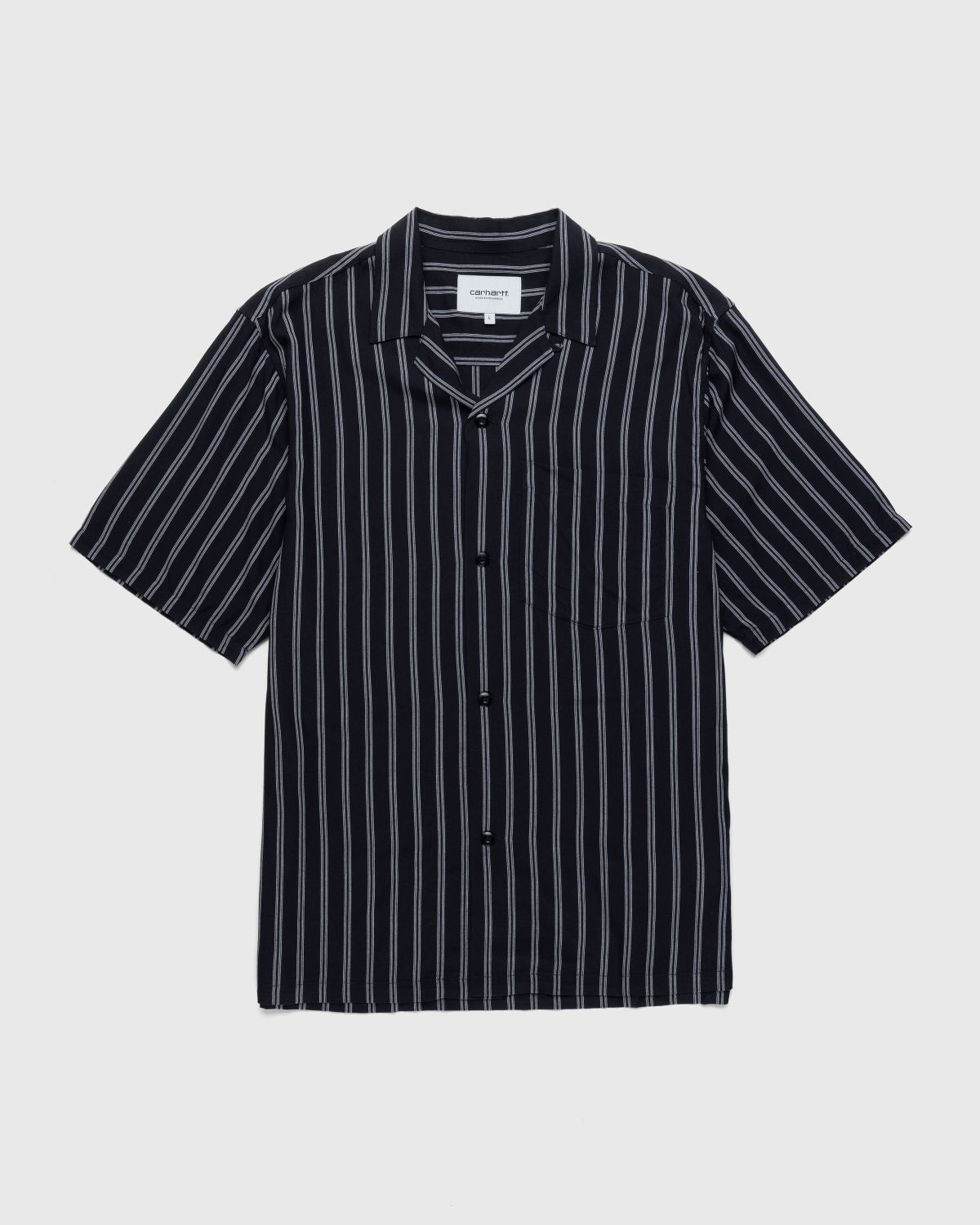 Carhartt WIP – Reyes Stripe Shirt Black - 1