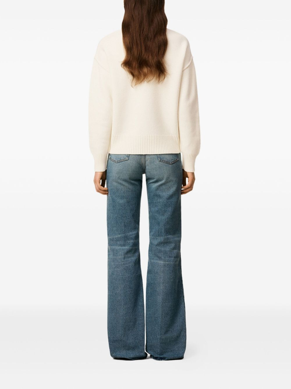 Ami Heart intarsia wool sweater - 4