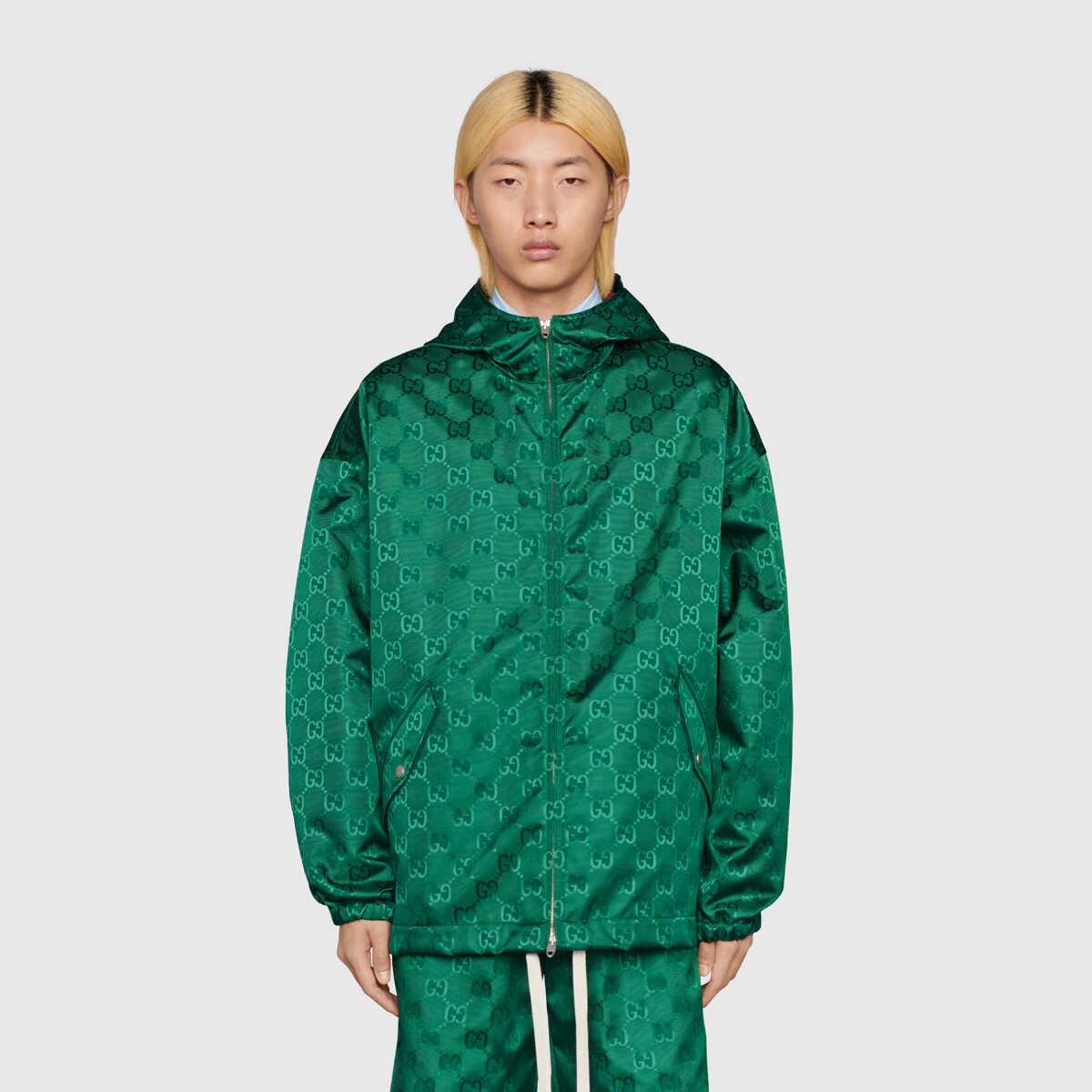 Water repellent GG canvas jacket - 3