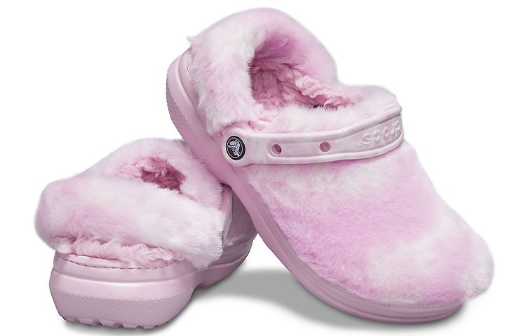 Crocs Classic Fur Sure Clogs Ballerina 'Pink White' 207303-6SU - 7