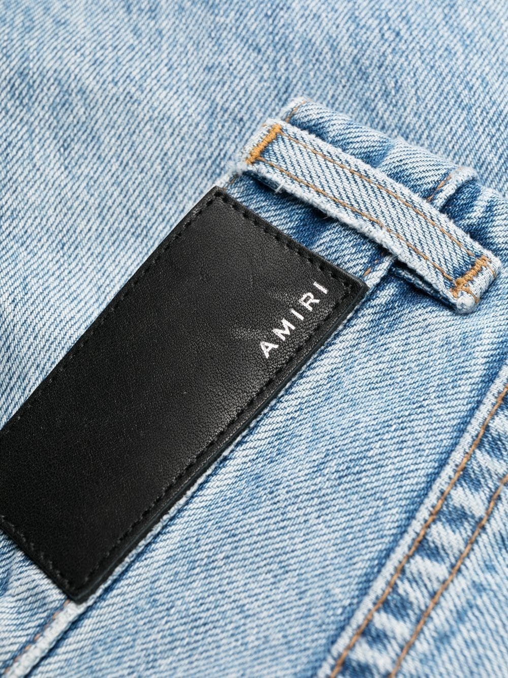 stonewash straight-leg jeans - 6