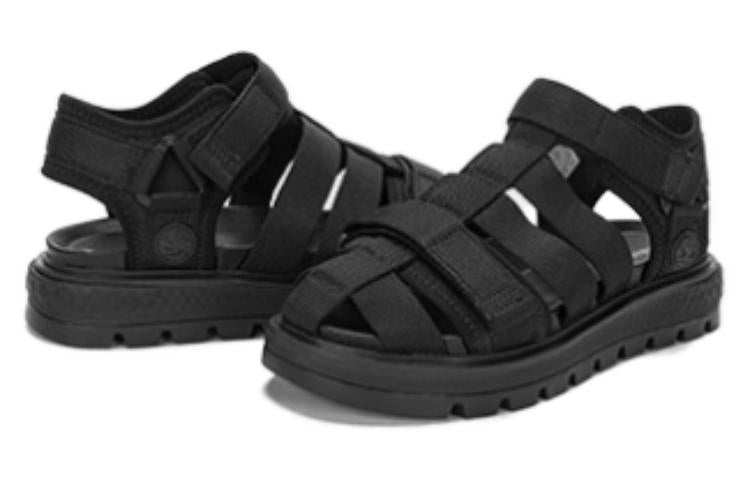 (WMNS) Timberland Ray City Ankle Strap Sandals 'Black' A5RFB - 3