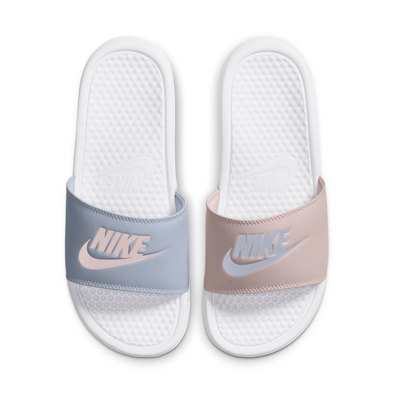(WMNS) Nike Benassi JDI Slides 'Ghost Barely Rose' 343881-114 - 3