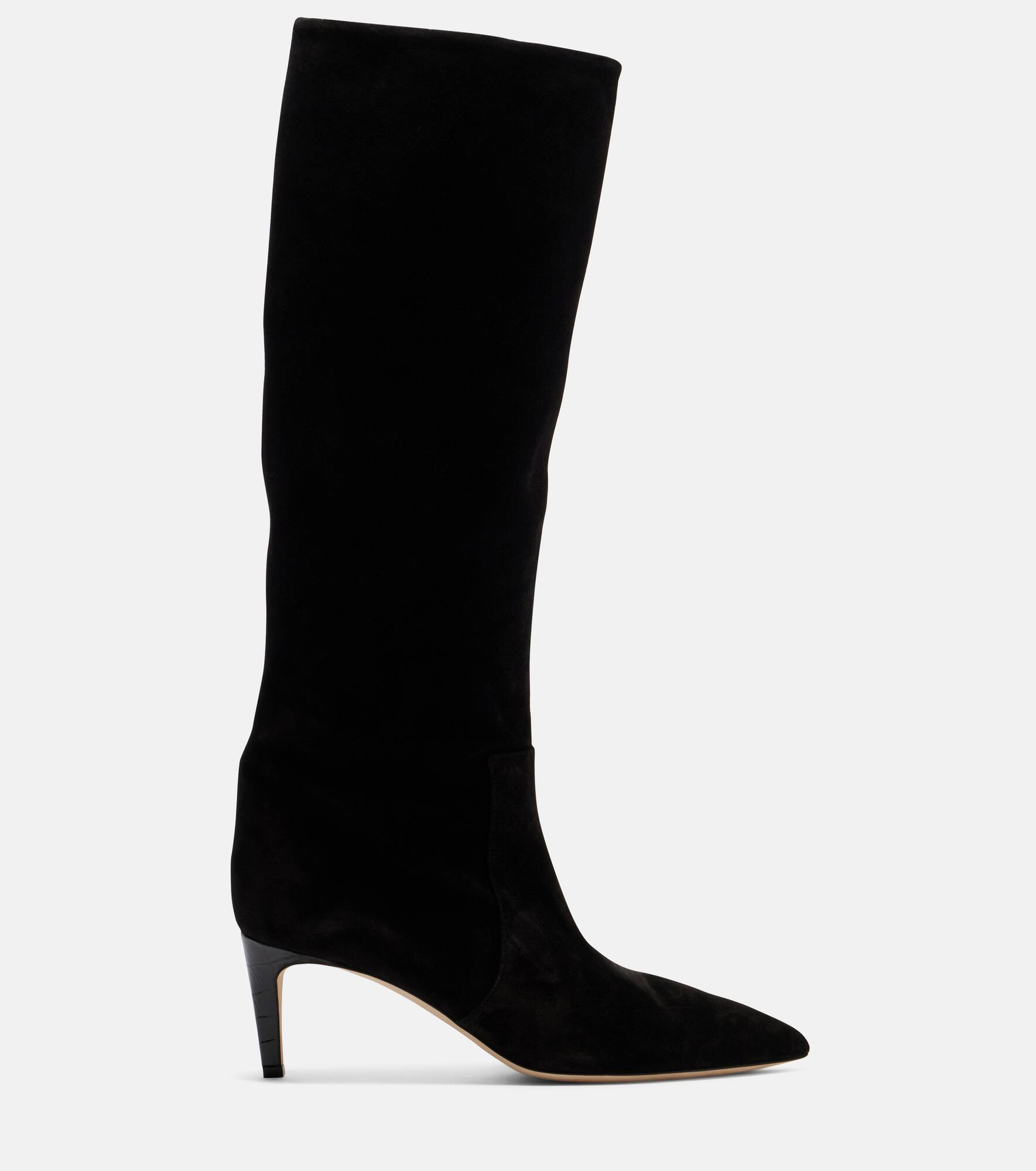 60 suede knee-high boots - 4