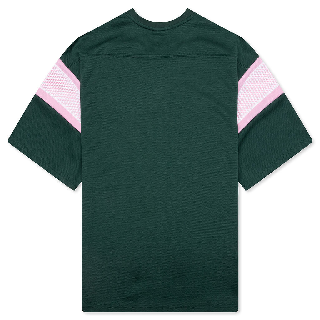 PASS S/S KNIT CROP FIT SHIRT - JOLLY GREEN - 2