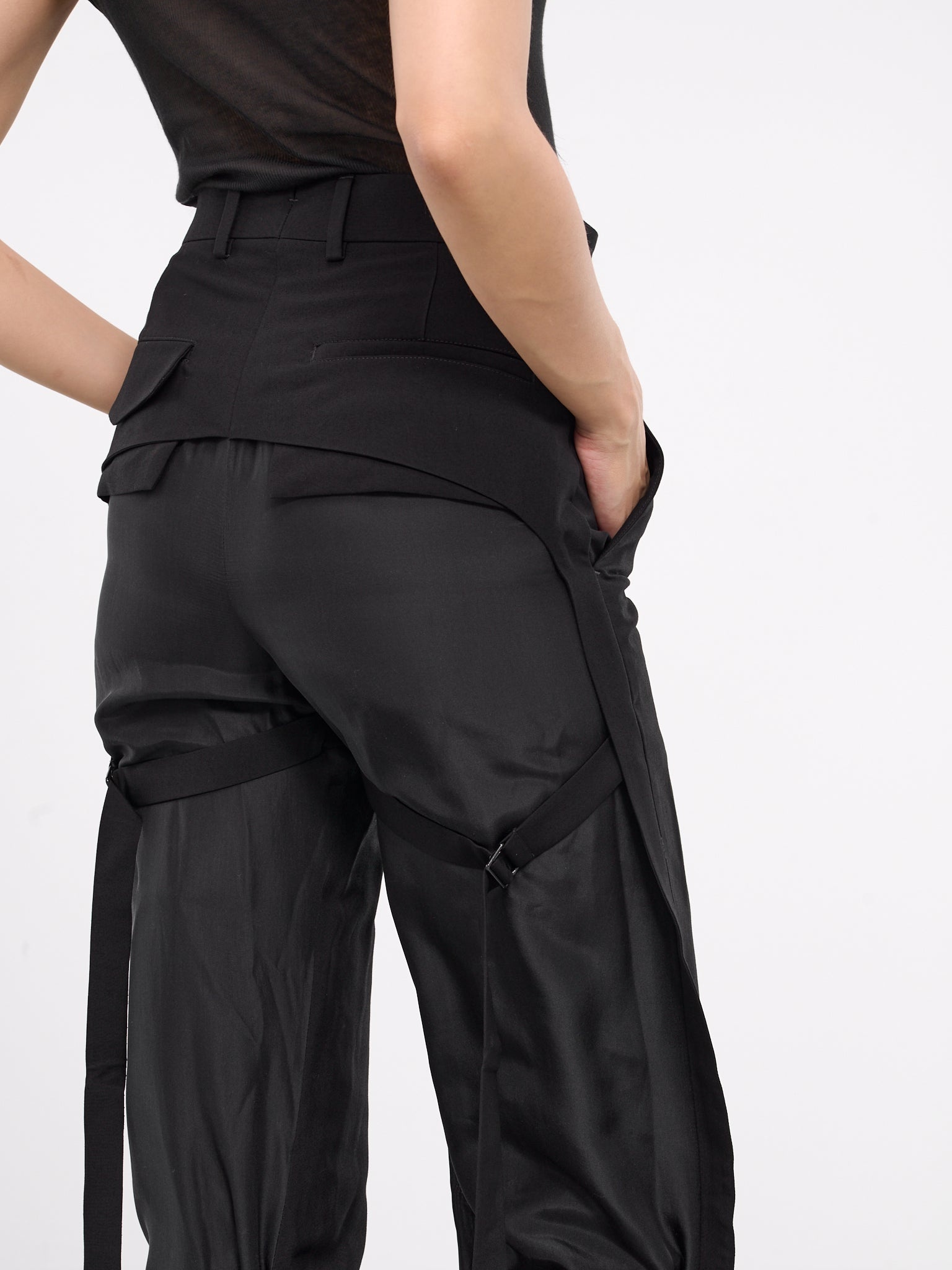 Ann Demeulemeester Aude Double Layer Trousers | hlorenzo