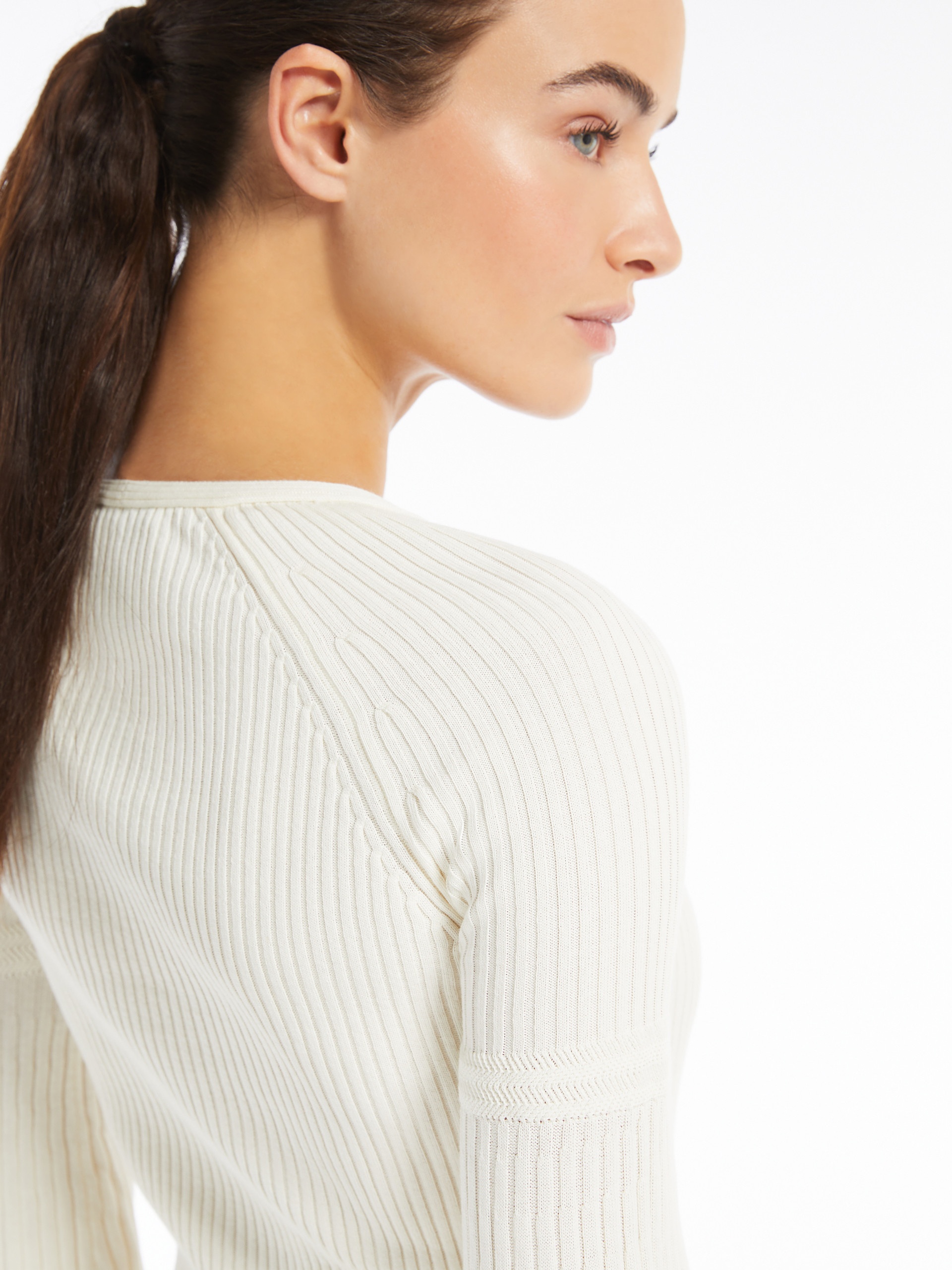 GIOIOSA Cotton V-neck jumper - 5
