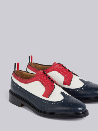 Thom Browne pebbled leather spectator brogues outlook