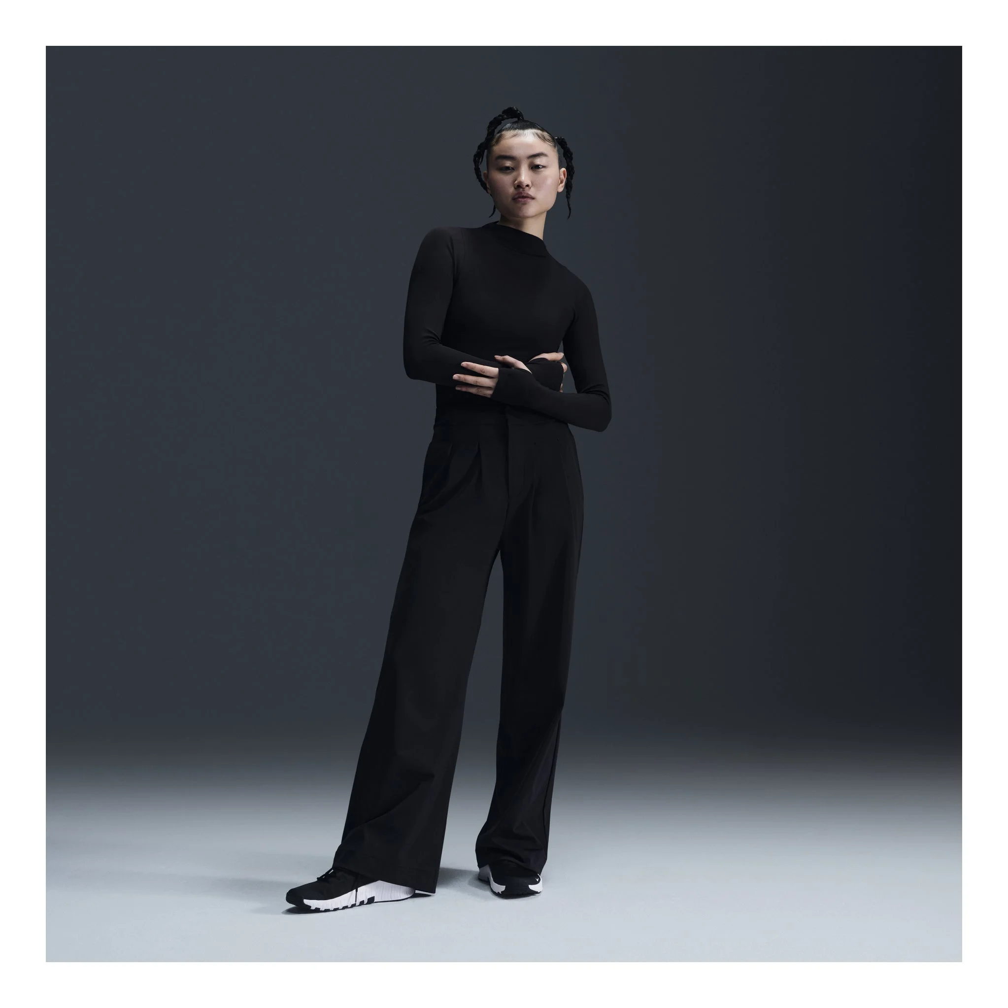 (WMNS) Nike Dri-FIT Bliss Pants 'Black' FQ2167-010 - 1