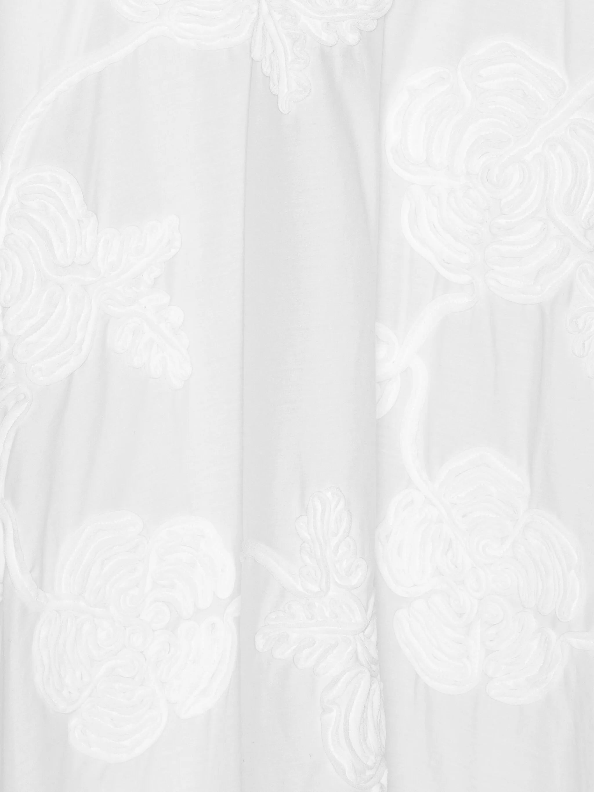 floral-embroidered midi skirt - 5