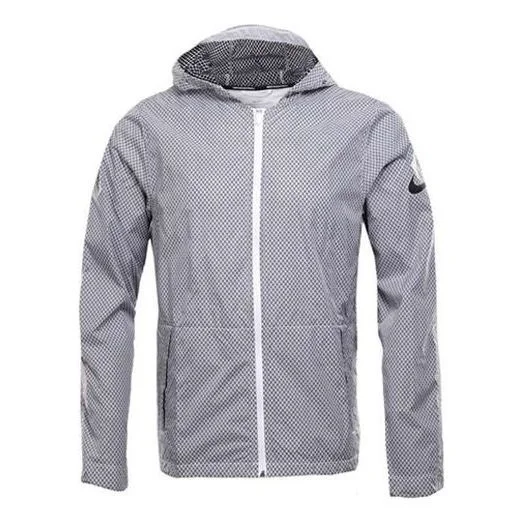 Nike Sports Training Windproof hooded Jacket Gray 848532-010 - 1