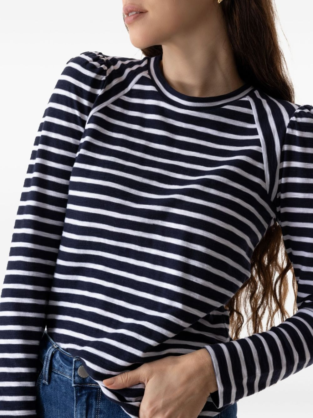raglan-sleeve striped T-shirt - 3