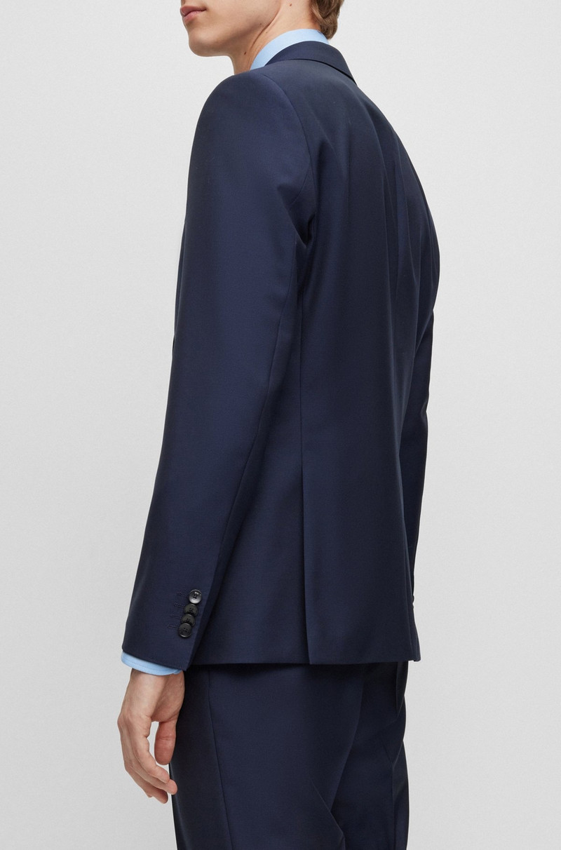 THREE-PIECE SLIM-FIT SUIT IN VIRGIN WOOL 6