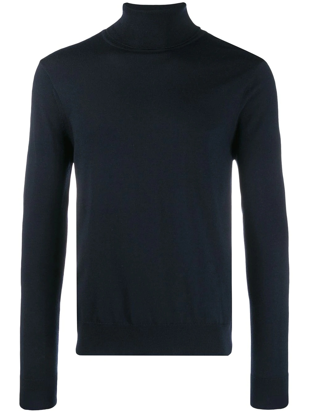 fine-knit roll neck jumper - 1