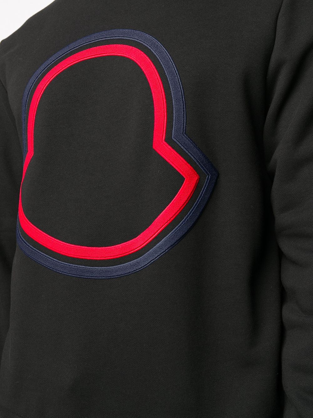 embroidered-logo sweatshirt - 5