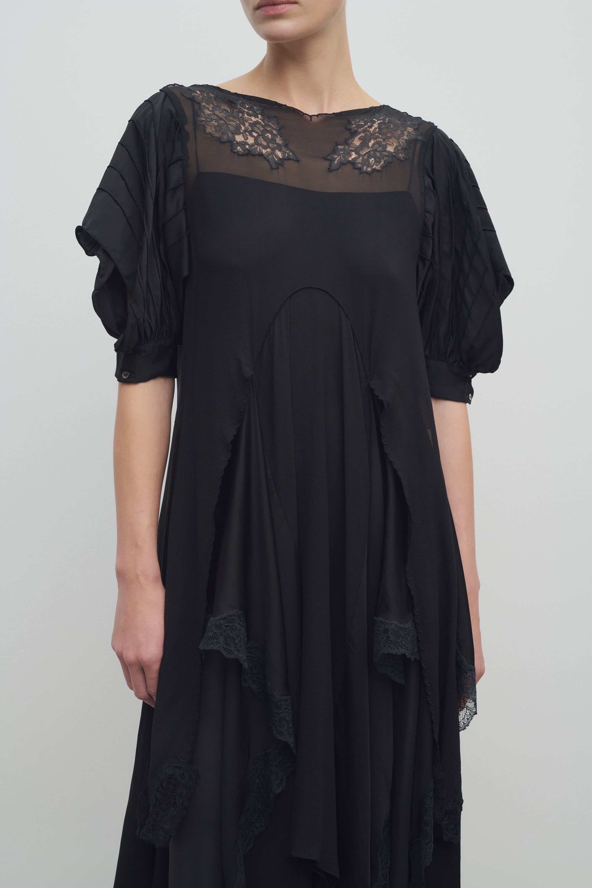 Poleis Dress in Cupro - 6