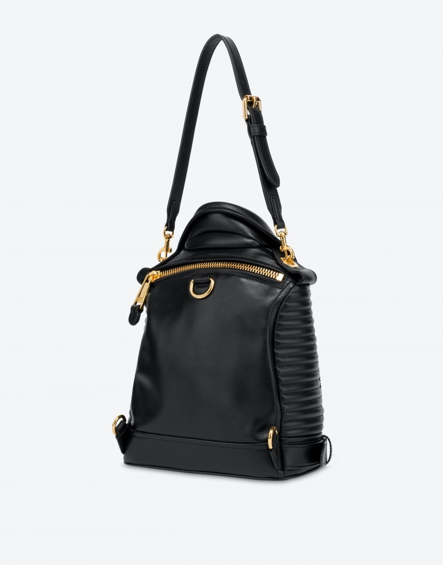 BIKER BACKPACK IN NAPPA LEATHER - 2