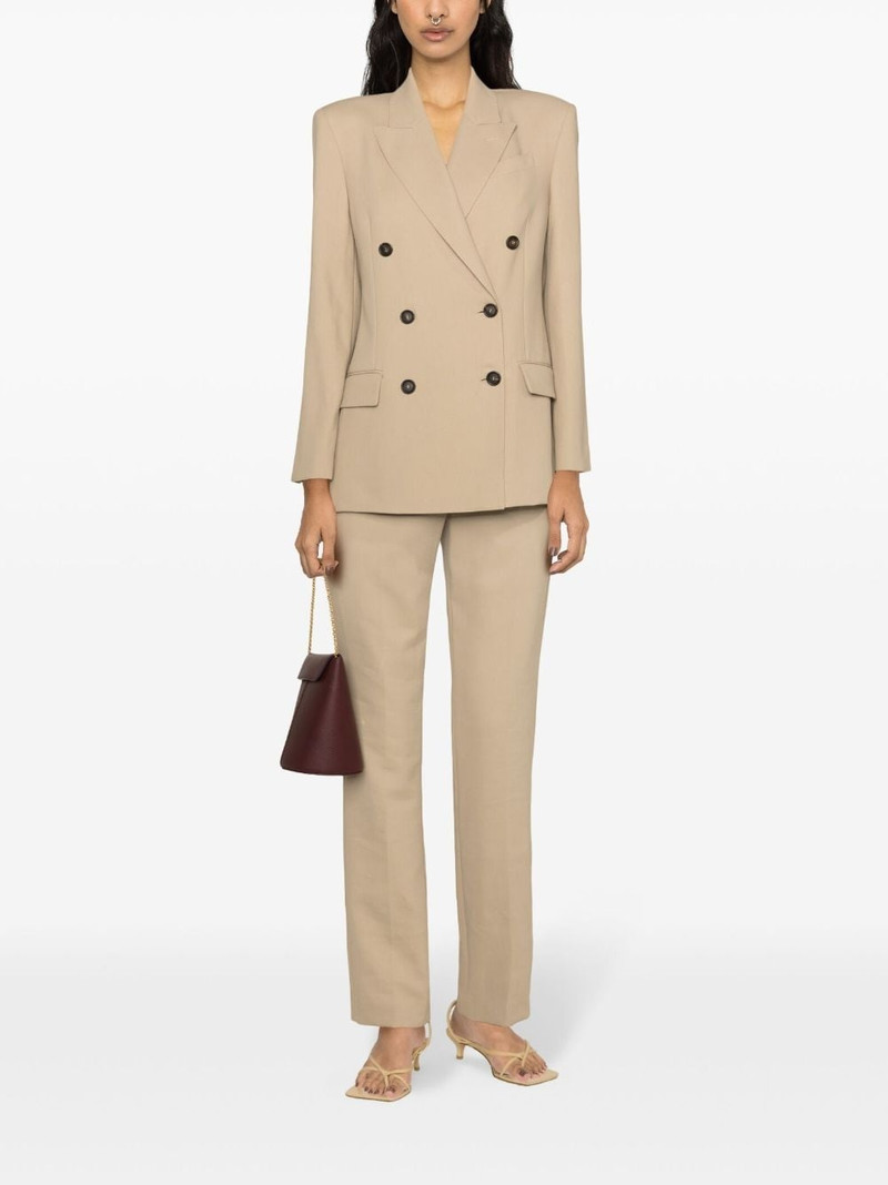 Brunello Cucinelli high-waist tapered trousers outlook