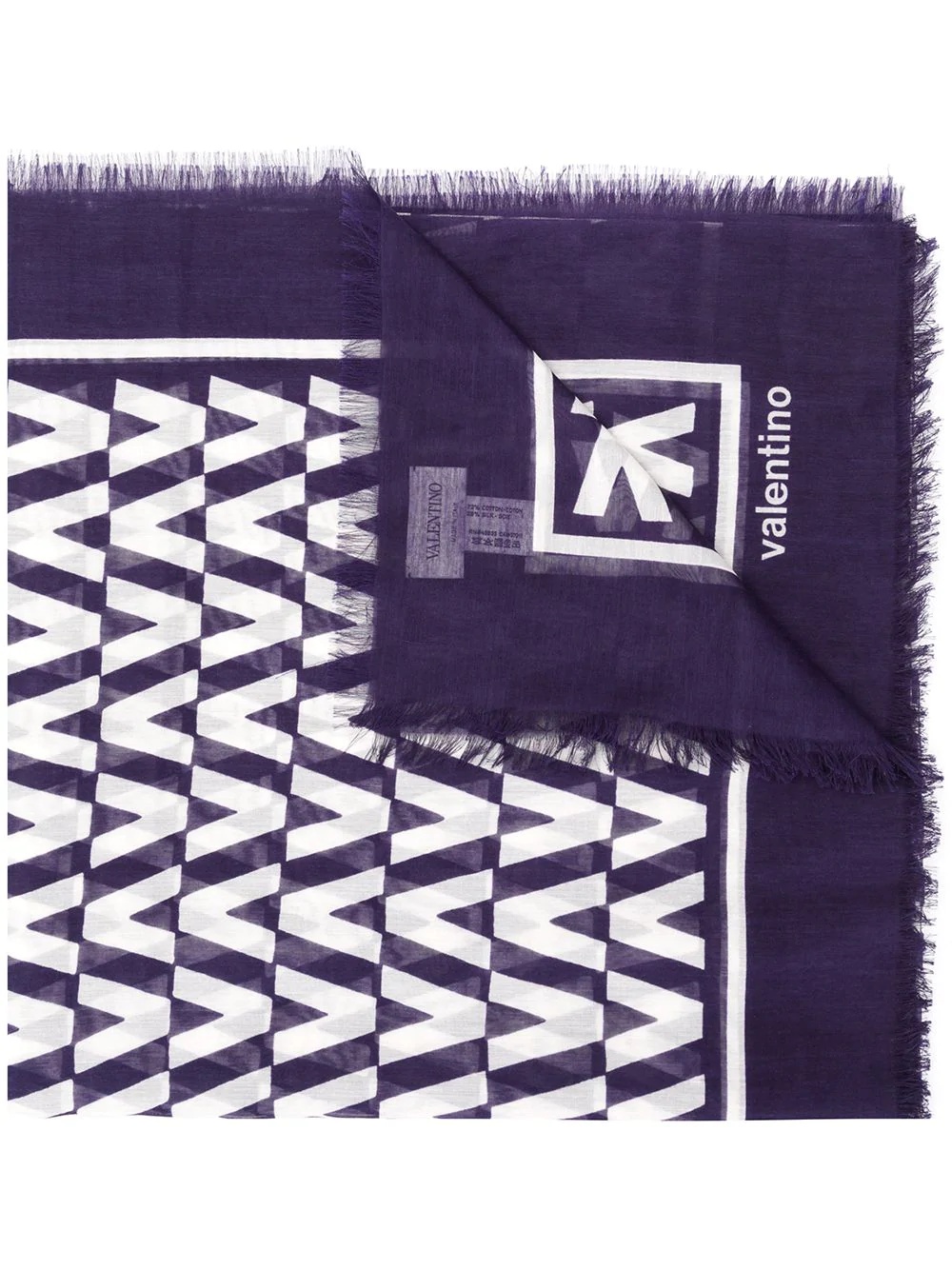 optical logo scarf - 1