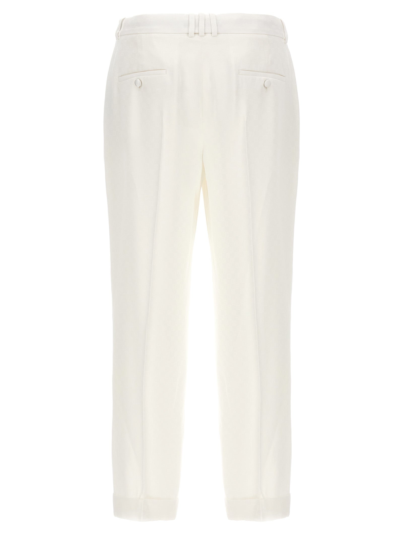 Balmain 'Monogramma' Satin Pants - 2