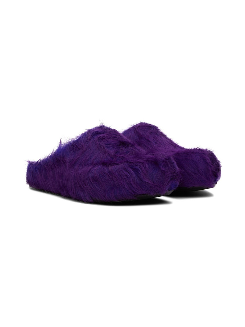 Purple Fussbett Sabot Loafers 4