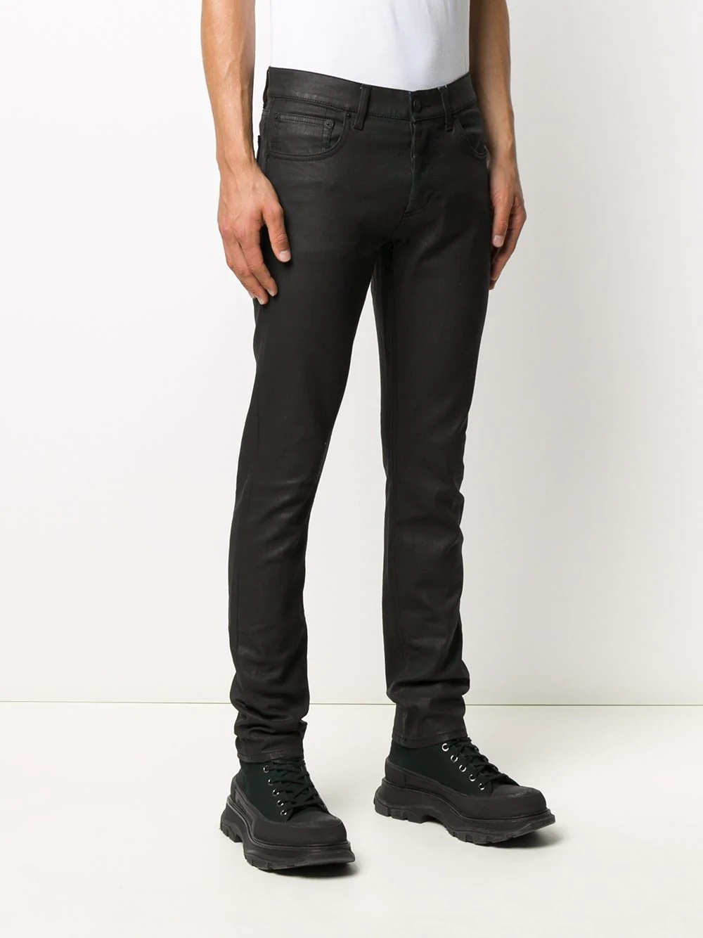 skinny fit mid-rise jeans - 3