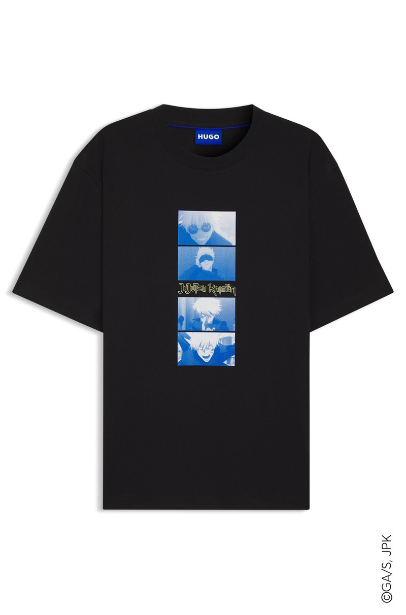HUGO X JUJUTSU KAISEN T-SHIRT WITH CHARACTER PRINT 1