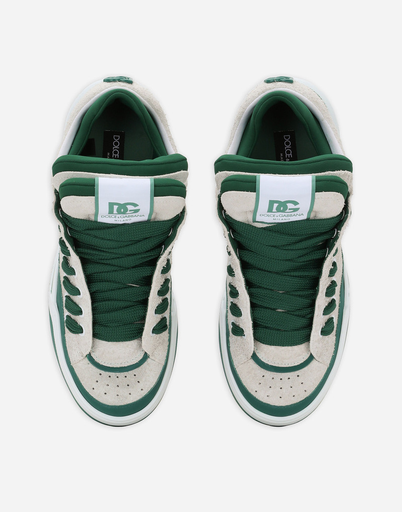 Mixed-material New Roma sneakers 4