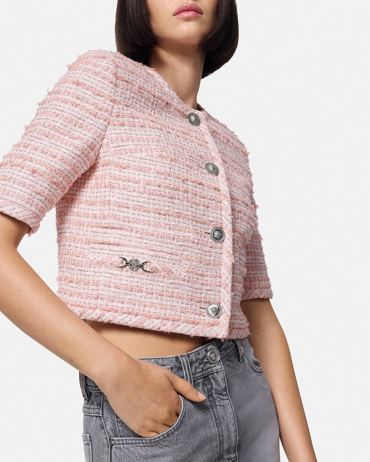 Tweed Cardigan Jacket - 3