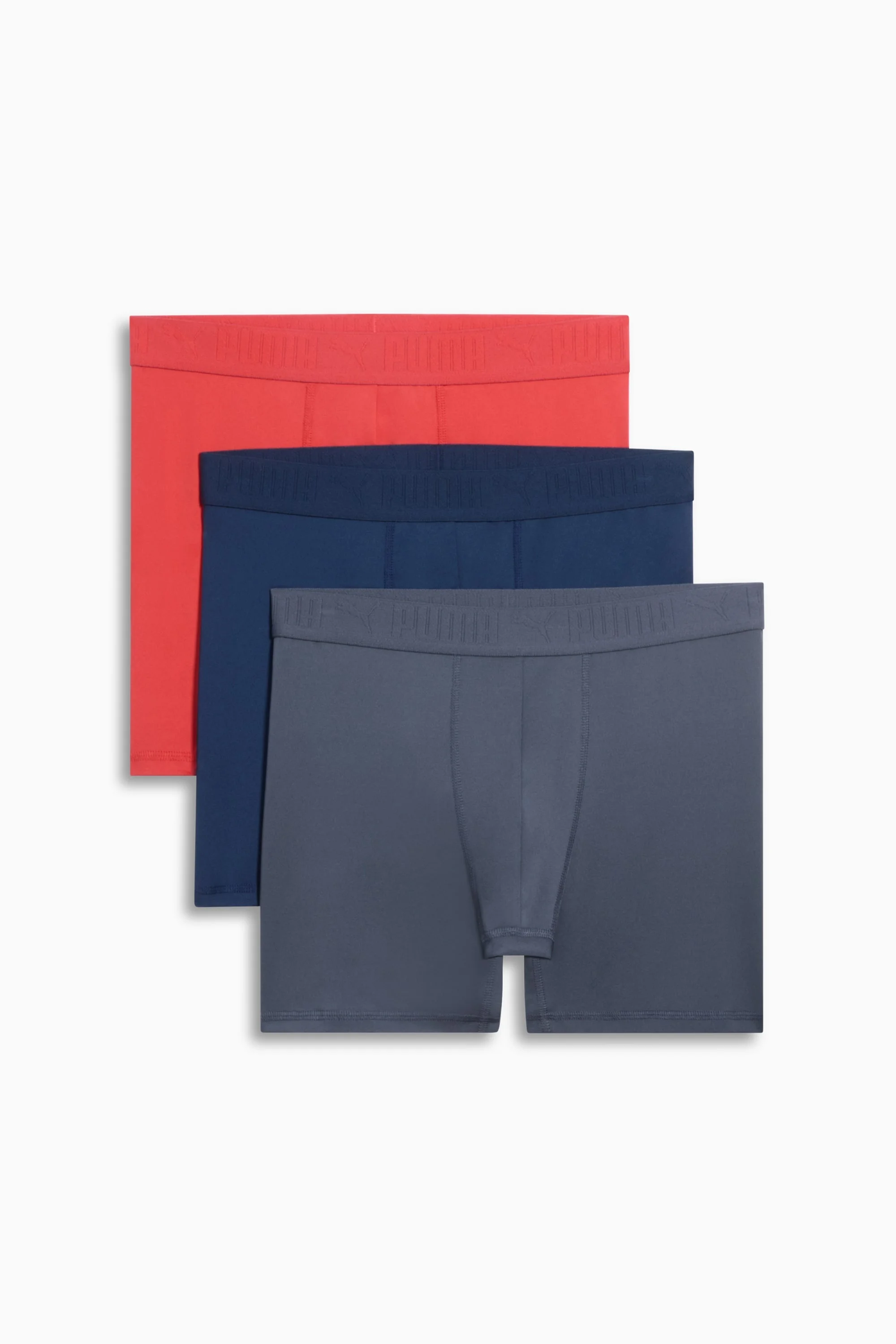 Men's Athletic Fit Boxer Briefs (3 Pack) - 1