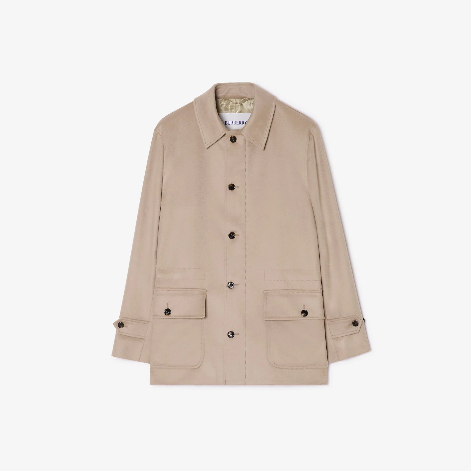 Short Cashmere Scafell Car Coat - 1