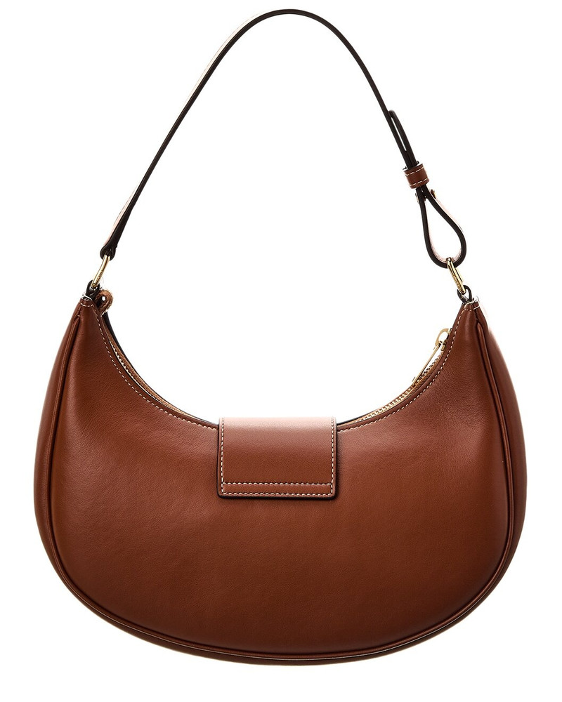 CELINE CELINE Ava Triomphe Medium Leather Shoulder Bag outlook