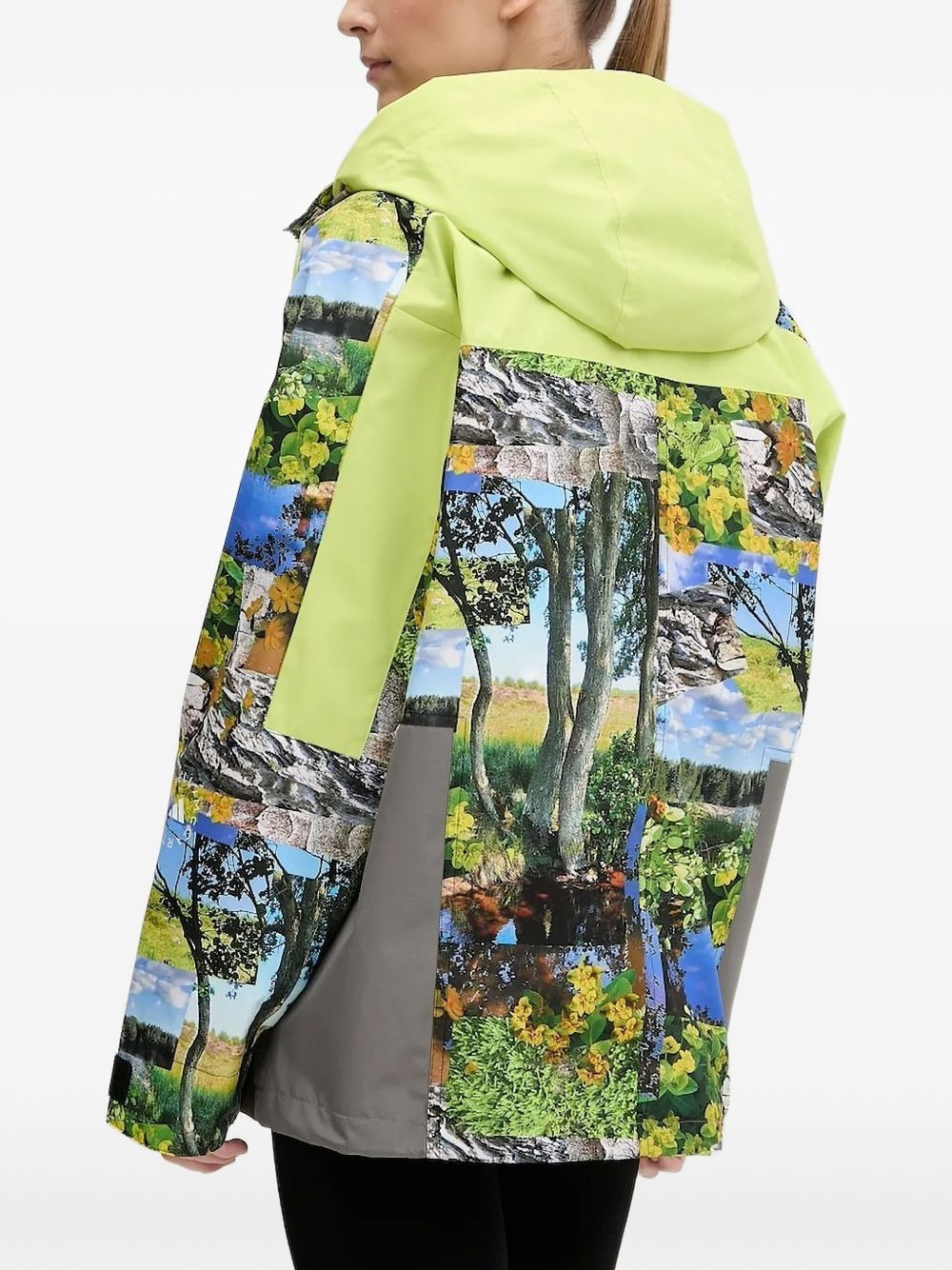 Truenature landscape-print hooded jacket - 2