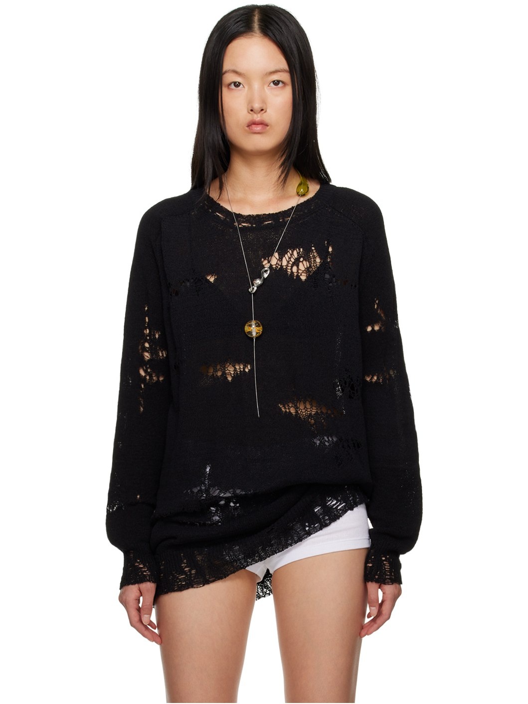 SSENSE Exclusive Black Sweater - 1
