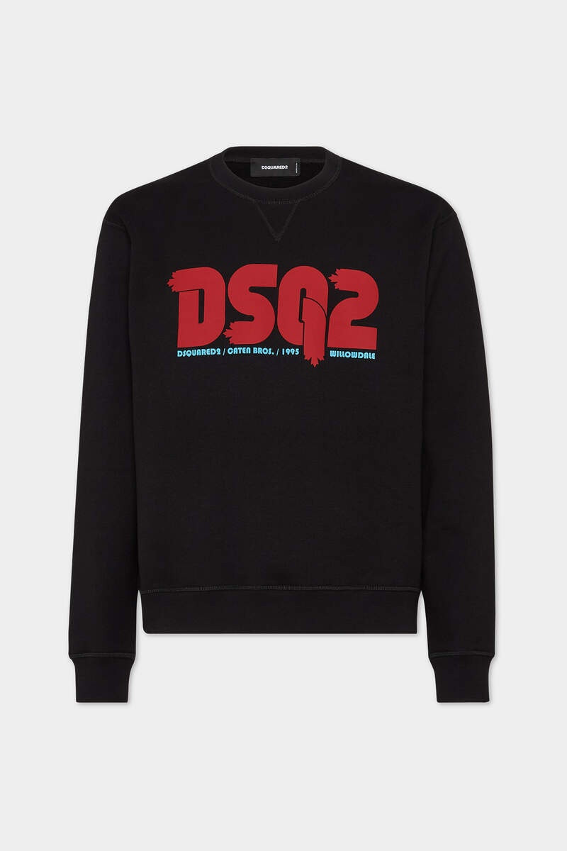DSQ2 BRUSHED FLEECE COOL FIT SWEATSHIRT 1