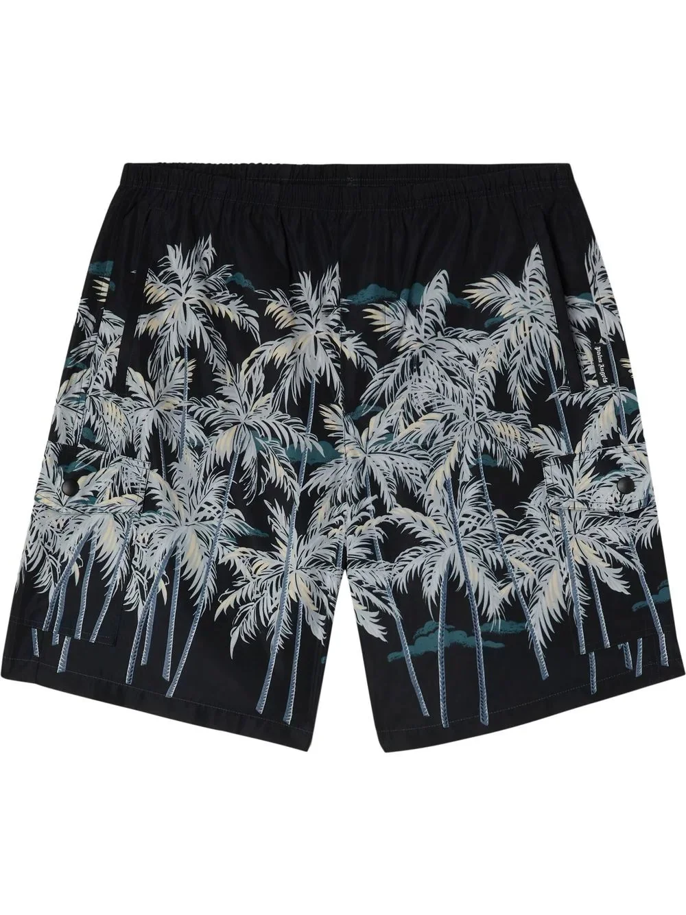 palm-print swimming shorts - 1