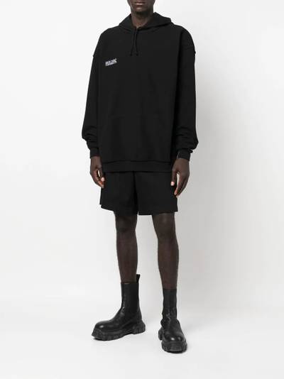 VETEMENTS logo drawstring hoodie outlook