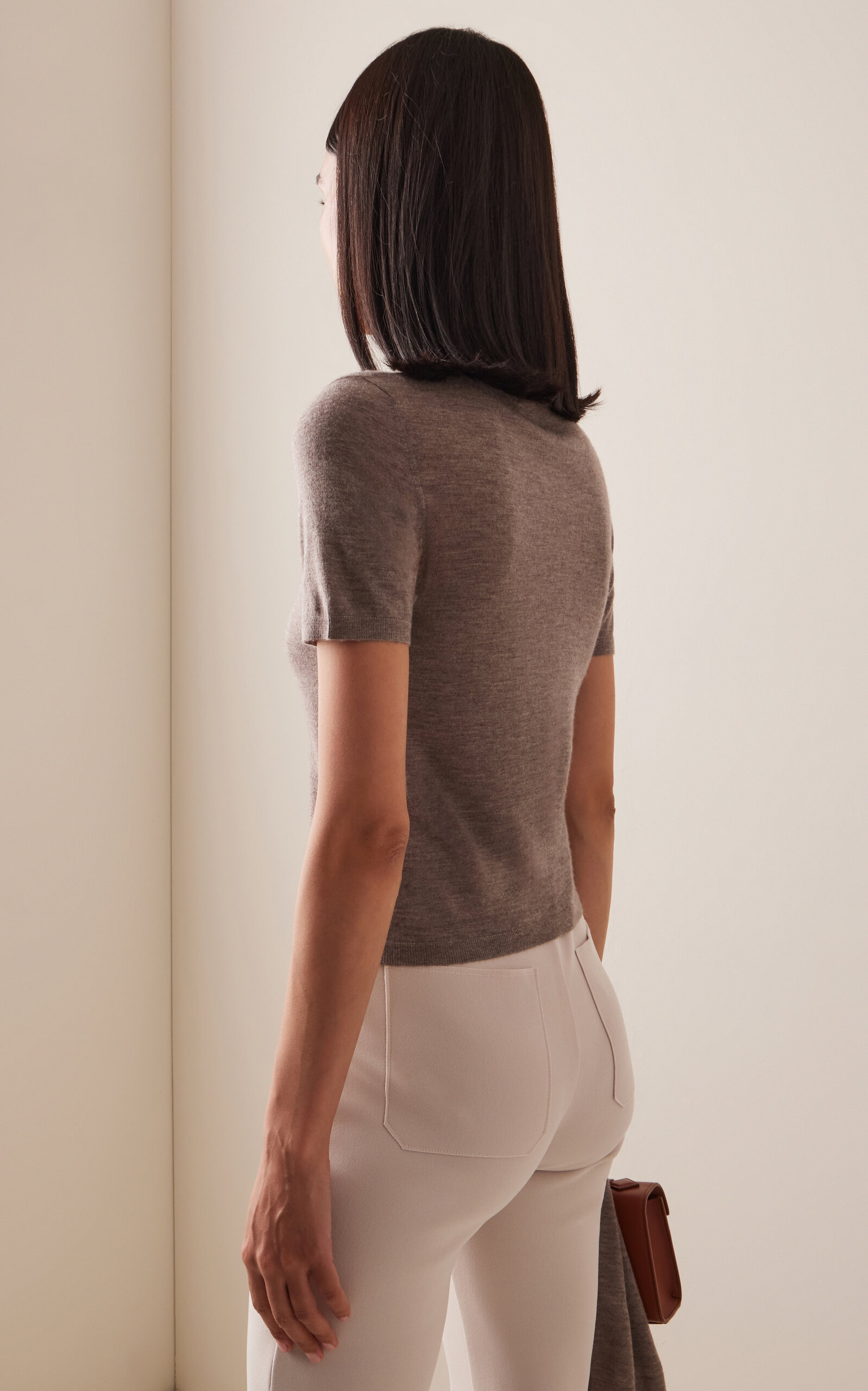 Delila Cashmere T-Shirt neutral - 4