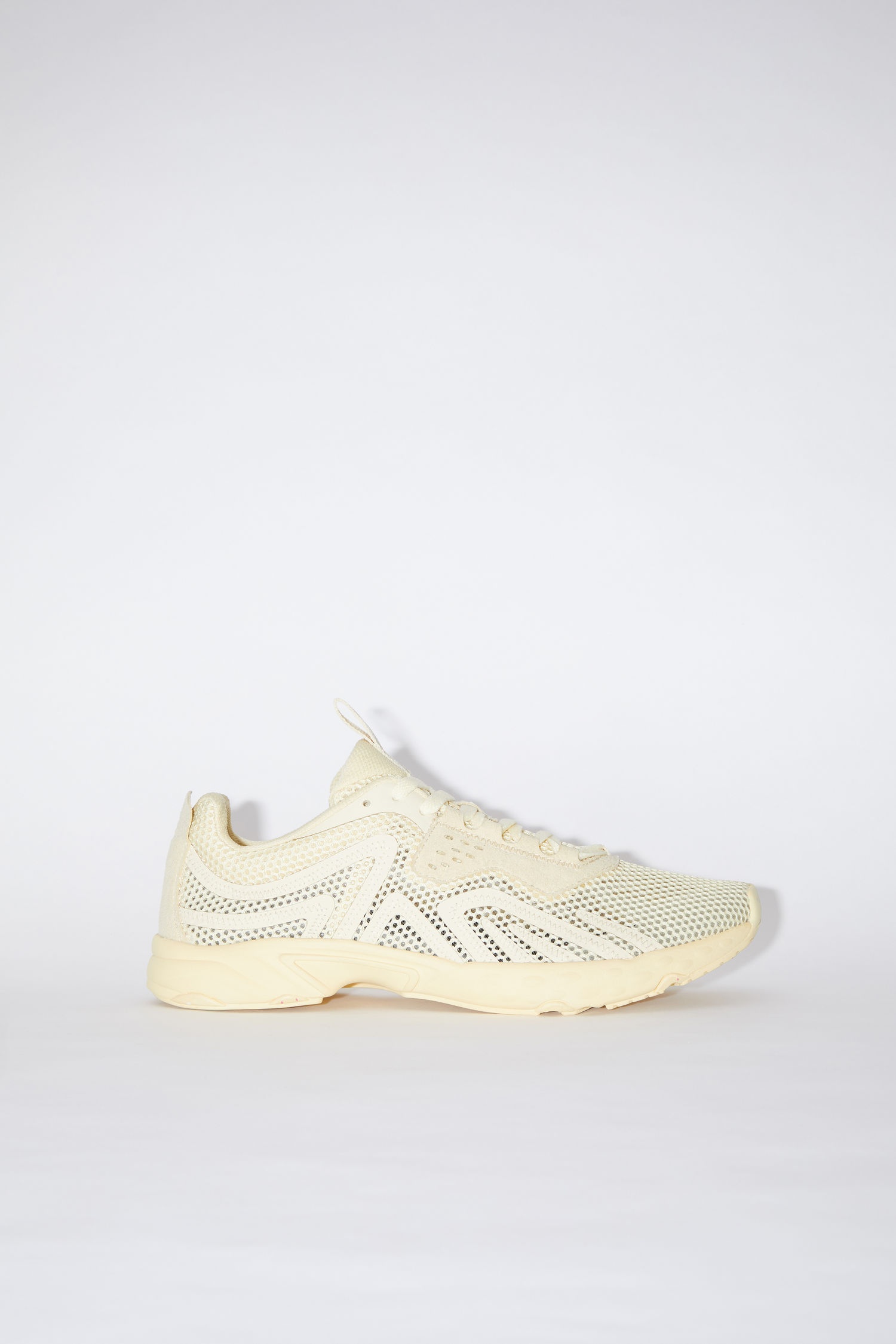 Lace-up sneakers - Pale yellow - 1