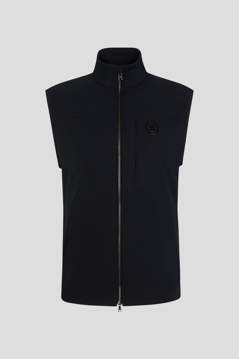 TAMINO MID-LAYER WAISTCOAT IN BLACK 1