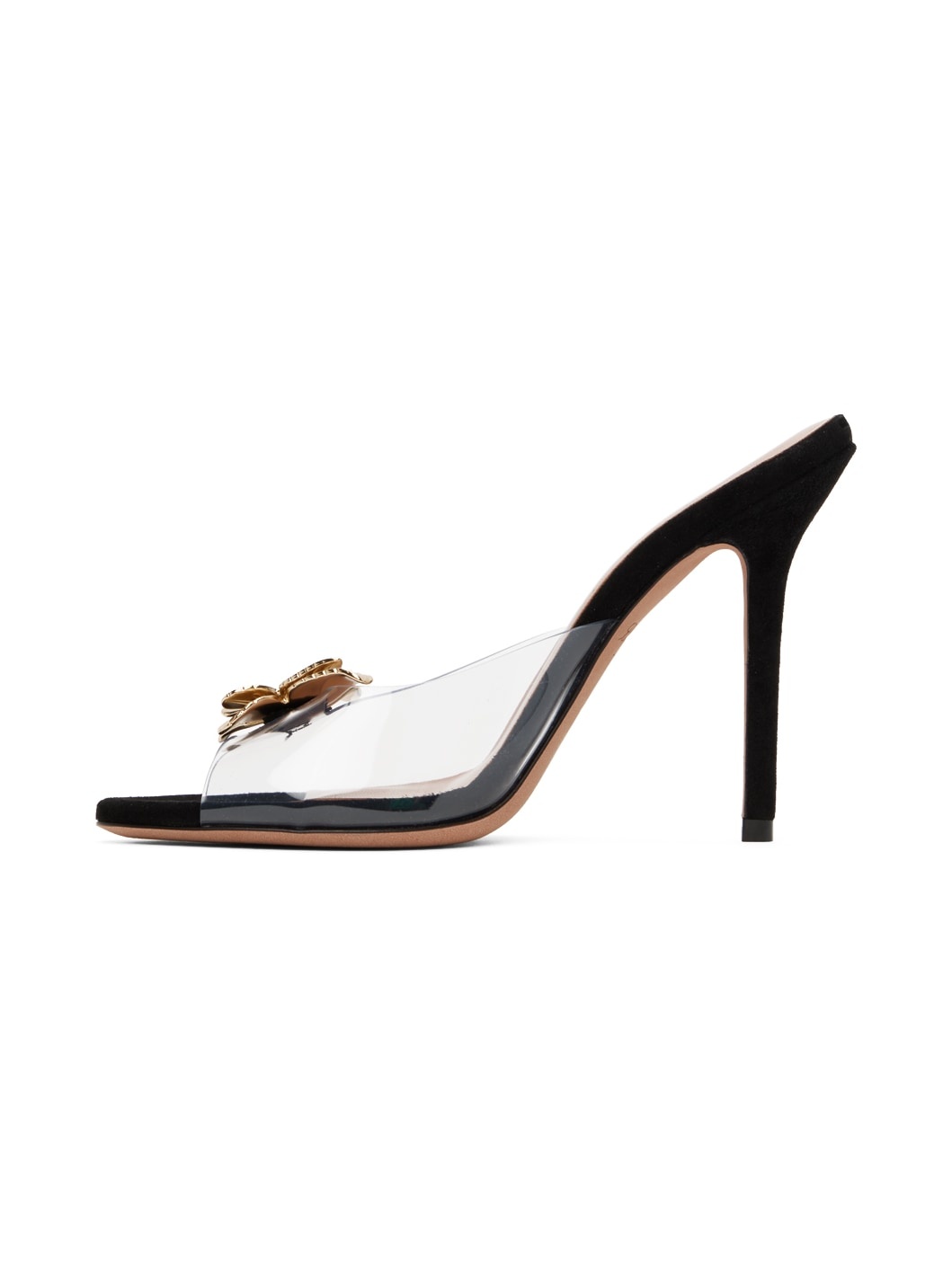 Black Dafne Heeled Sandals - 3