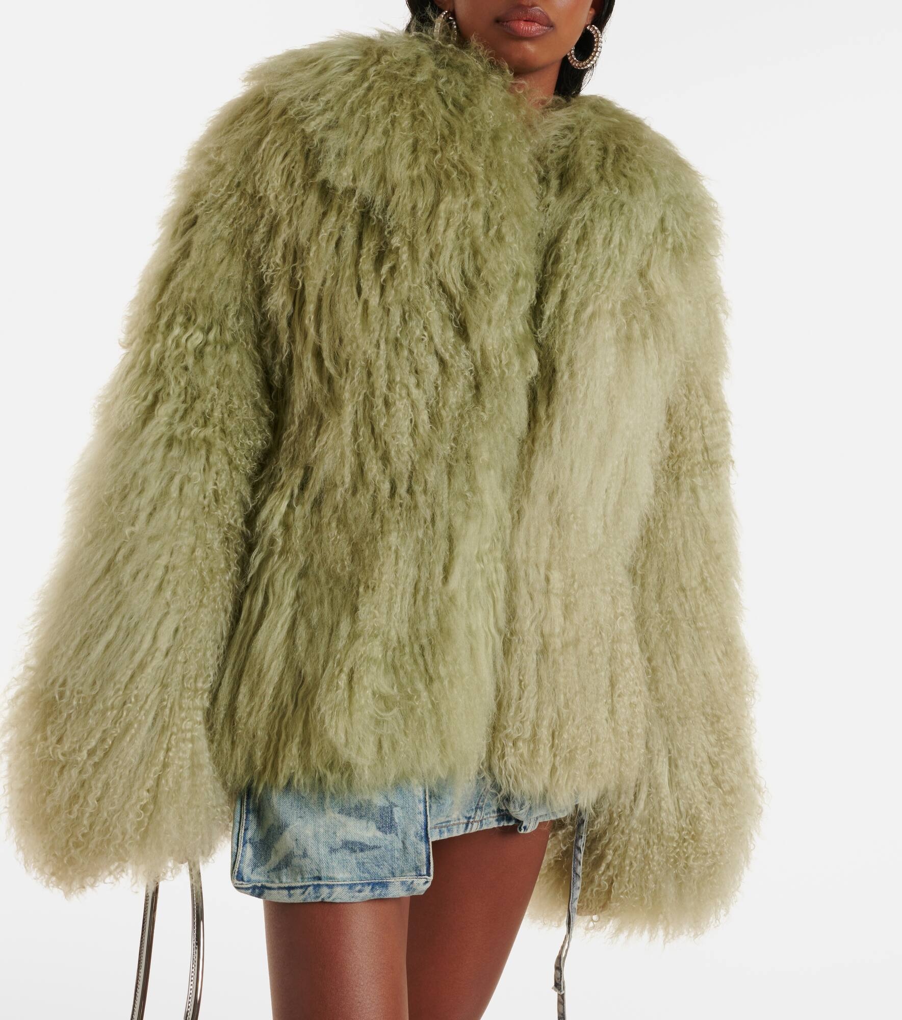 Faux fur jacket - 6