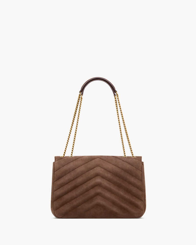 SAINT LAURENT LOULOU LARGE IN MATELASSÉ SUEDE outlook