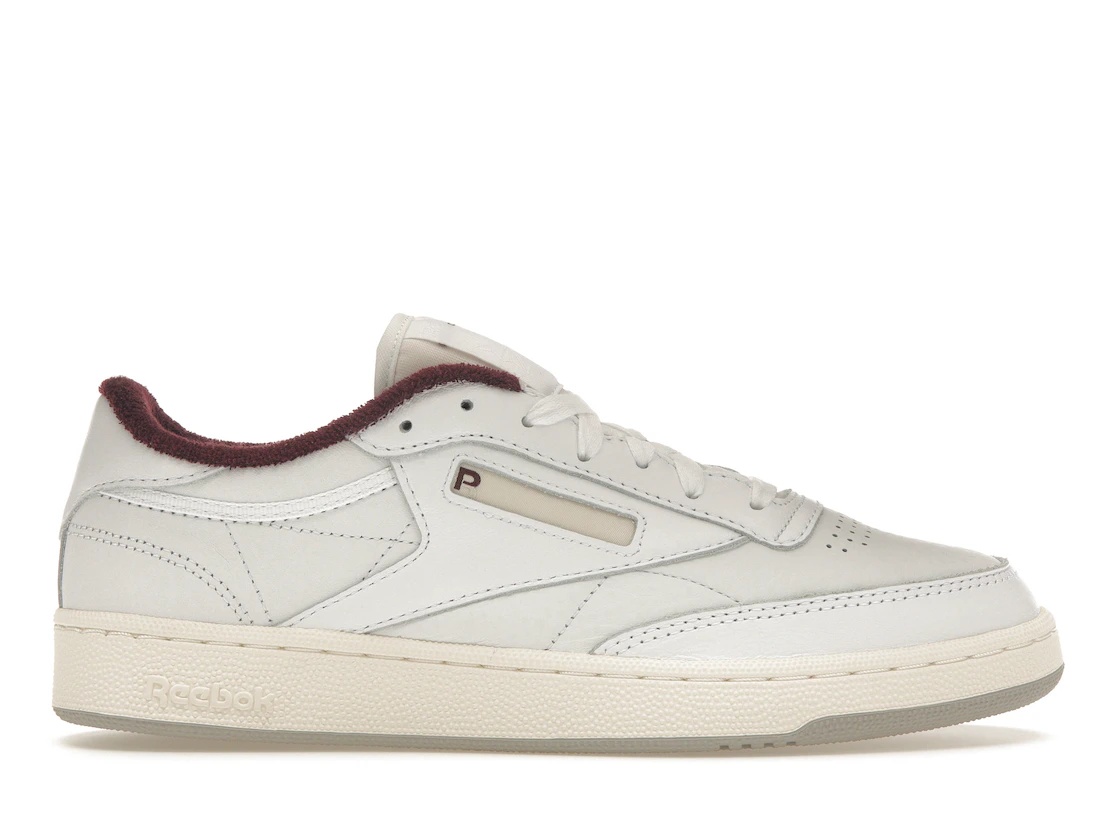 Reebok Club C 85 Packer Shoes Chalk White Maroon - 1