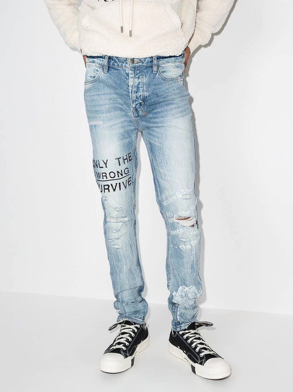 Van Winkle Survive Vertigo skinny jeans - 2