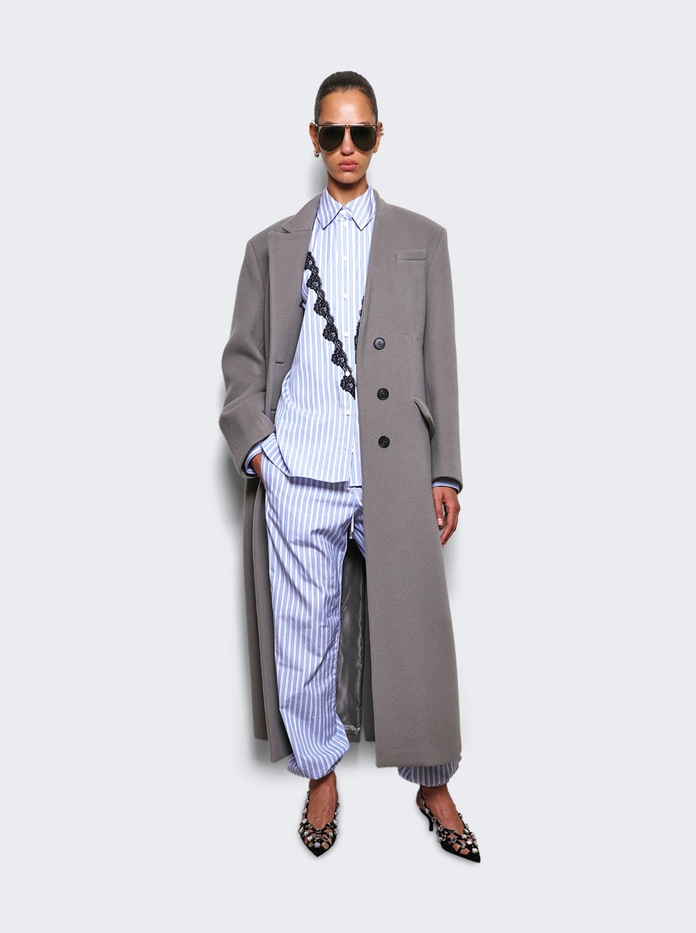 Long Coat Grey - 2