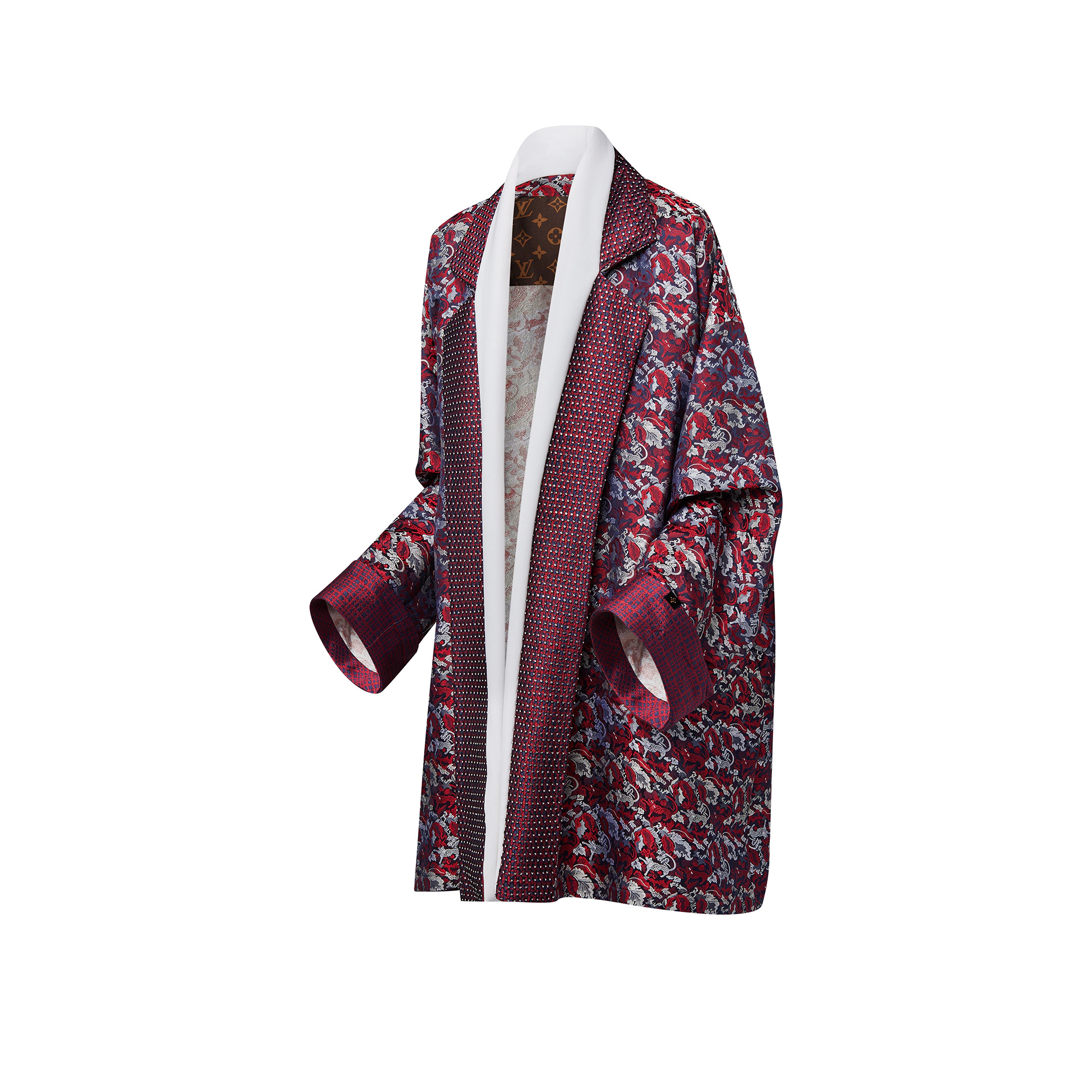 Leaf Jacquard Robe Jacket - 2